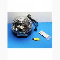 Диско-шар колонка led magic ball с bluetooth