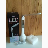 Настольная LED лампа USB Remax (OR) RT-E185 Times с экранчиком Настольная светодиодная