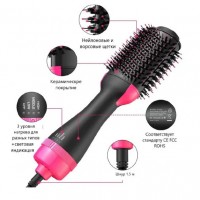 Фен Щітка гребінець 3в1 One step Hair Dryer 1000 Вт 3 режими випрямляч для укладання