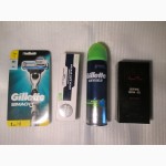 Gillette Mach 3 бритва гель, ROSE of BULGARIA, NIVEA MEN Shaving Cream