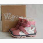 Зимняя обувь для девочек Польша Wojtyko арт. 2Z11516MIX white pink