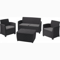 Голландська мебель из искусств ротанга Corona Set With Cushion Box