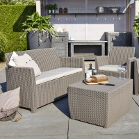 Голландська мебель из искусств ротанга Corona Set With Cushion Box