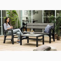 Голландська мебель для улицы Wood Look Feel Bench Set