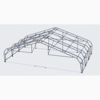 Каркасно-тентовый ангар (навес), сборно-разборное сооружение, для самолета