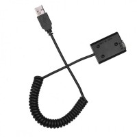 Адаптер питания от повербанка 5V USB NP-FW50 Sony A7 A7II A6400 A6000 c витым кабелем