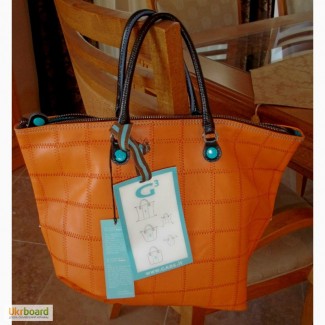 Сумка gabs patchwork orange,оригинал