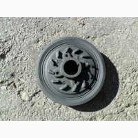 Hyundai/Kia 2312442000, Шкив коленвала Хюндай H100, 2.5D, TD, оригинал