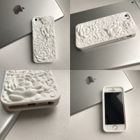 Чехол силиконовый 3D «Роза» на iPhone5/5S