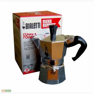 Кофеварка Bialetti Moka Express 1, 2, 3, 4, 6 чашек Биалетти