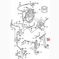 701721477D трубка гидравлики сцепления фольксваген т4, Volkswagen T4