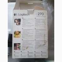 Logitech WebCam C270 HD. Відео = 1280x720р. З мікрофоном. Не нова