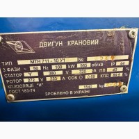 Крановий електродвигун МТН 711-10 У1 - 100 кВт 565 об/хв