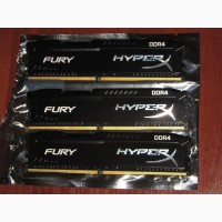 DDR4-2400 Kingston HyperX FURY 8Gb 16Gb 24Gb 32Gb память - НЕДОРОГО