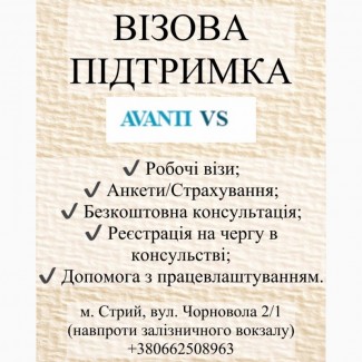 Візова підтримка. Консультації