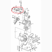 VAG 037145283, Кронштейн VW Passat, Corrado 1.8 syncro, PG, G60