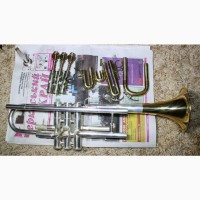 НОВА Труба Slade Designed By USA срібно-золотиста Trumpet