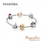 Оригинал шарм PANDORA снеговик 792001CZ