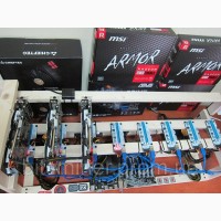 Майнинг ферма MSI ARMOR RX570 8GB на 3 карты