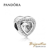 PANDORA шарм ― сияющая любовь #797608CZ