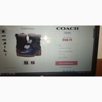 Ботинки Coach (Оригинал). размер 7