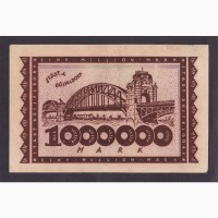 1 000 000 марок 1923г. 909206. Дюссельдорф. Германия