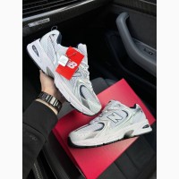 New Balance 530 Silver Navy White Premium - кроссовки мужские белые