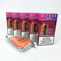 Електрона сигарета ELFBAR 23000 тяг 5% (Кислі кавунові цукерки)