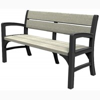 Комплект садовой мебели Wood Look And Feel Bench Set Нидерланды Allibert, Keter для дома