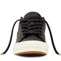 Кеды Converse One Star Оригинал Чёрные Кожаные Конверсы